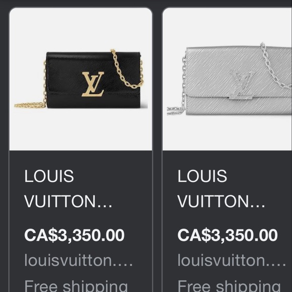 Louis Vuitton Nude Calfskin Chain Louise GM - Picture 3 of 4